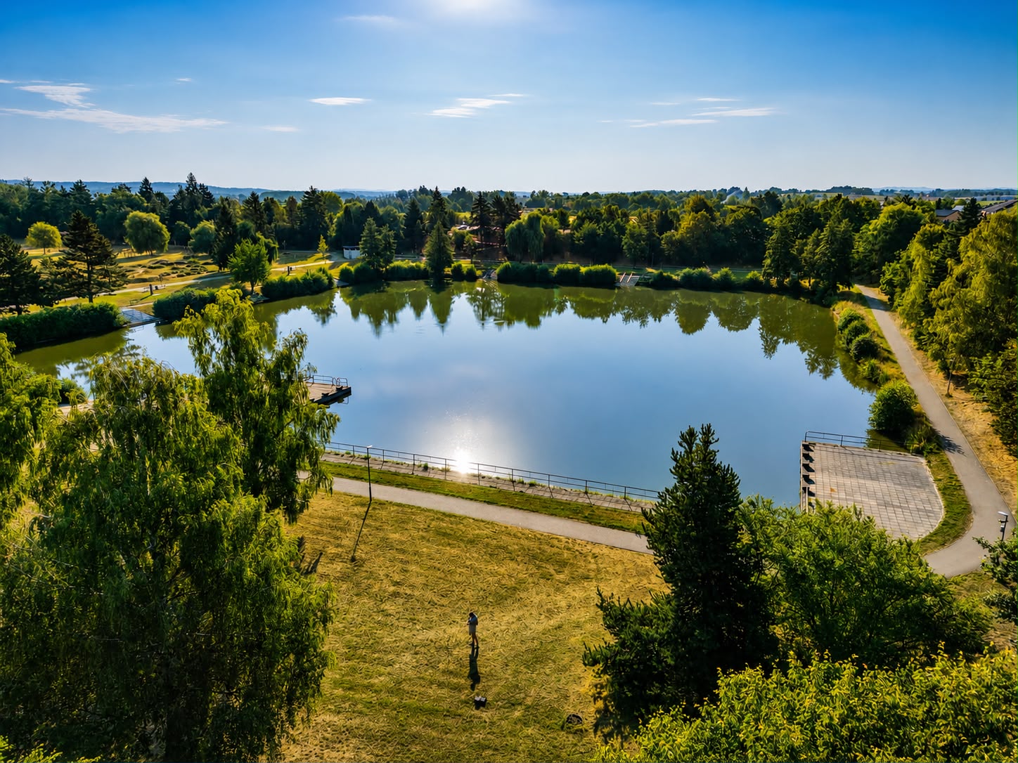 Přírodní koupaliště v Bakově nad Jizerou