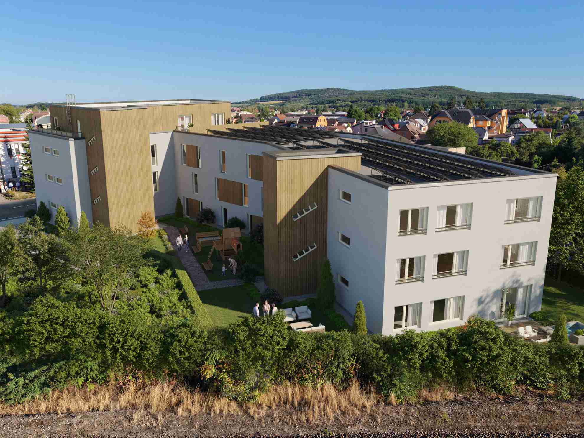 Vizualizace Rezidence Falco – pohled 3